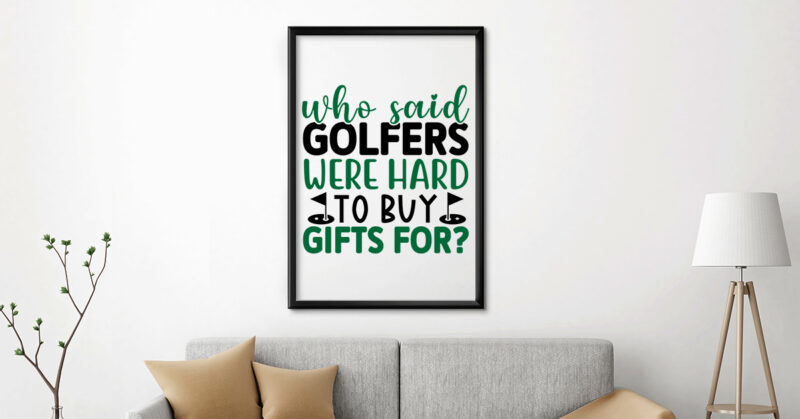 Golf Tournament SVG T shirt Design