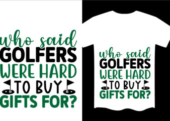 Golf Tournament SVG T shirt Design