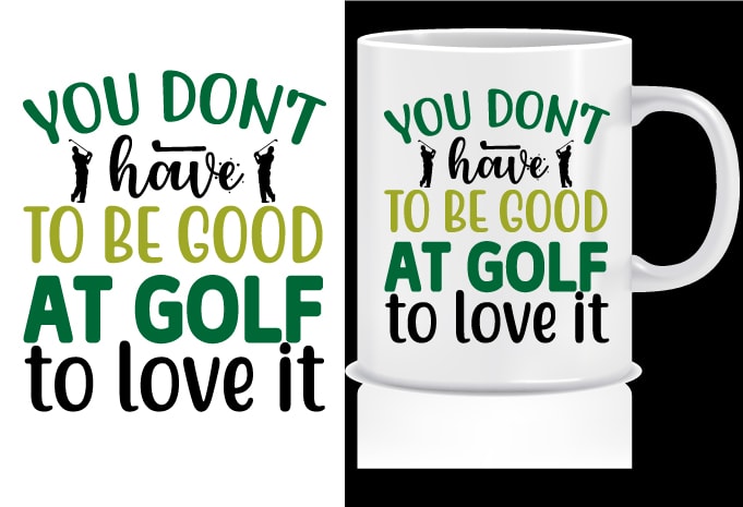 Golf Tournament SVG T shirt Design