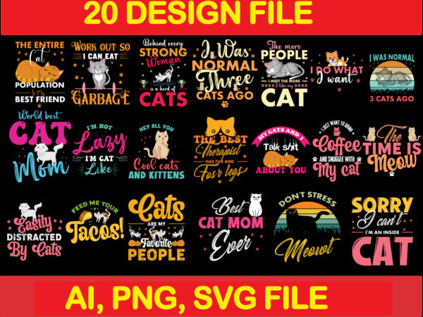 Cat bundle svg, cat svg, black cat svg, cat design, design cat bundle, cat vector, cat funny, cat design