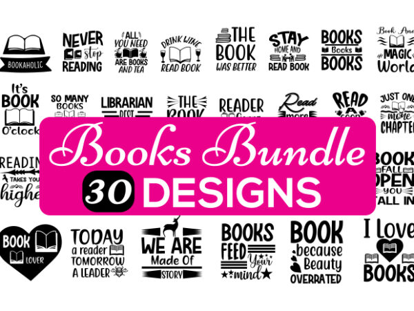 Books design bundle.