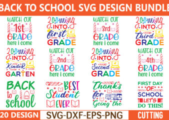 back to school svg t shirt design for sale!