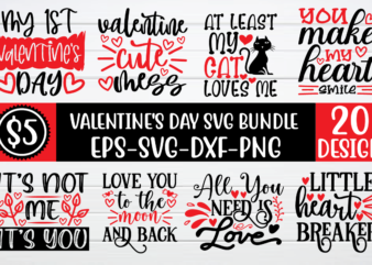 Valentine Day svg bundle t shirt vector art