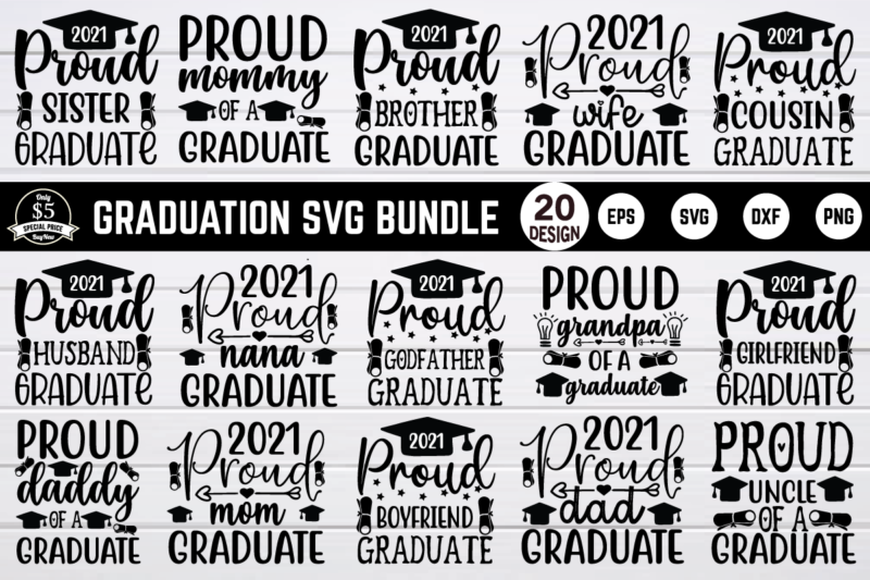 Graduation SVG Design bundle For sale!