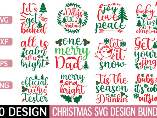 Christmas svg bundle graphic t shirt