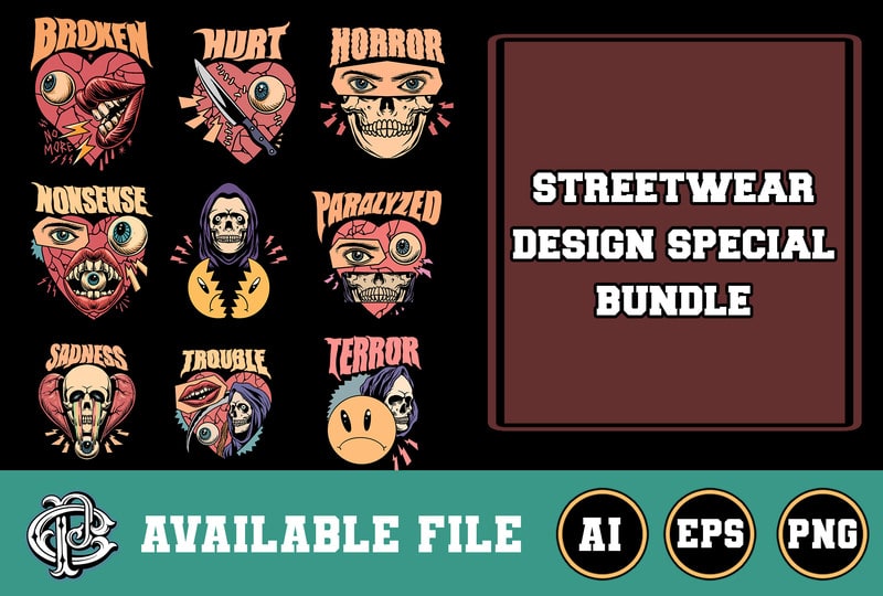 streetwear design special bundle - Buy t-shirt designs