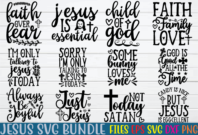 Jesus Svg bundle graphic t shirt