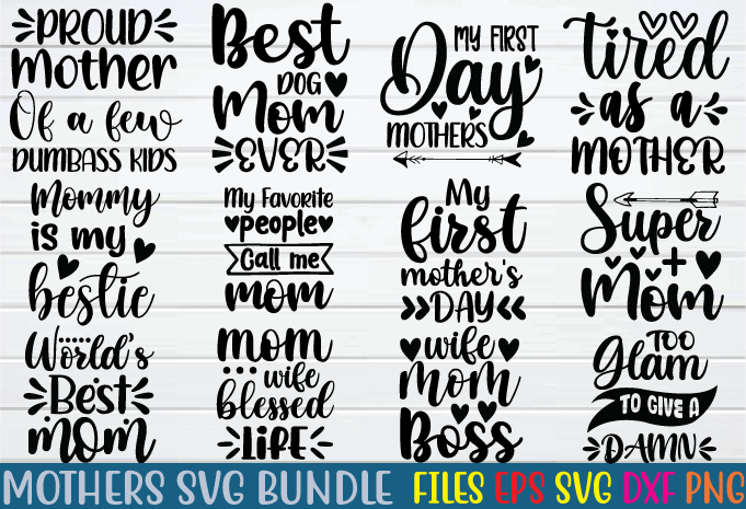 Mothers svg bundle graphic t shirt