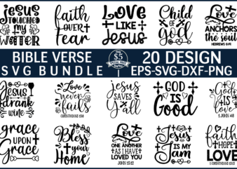Bible verse SVG Bundle