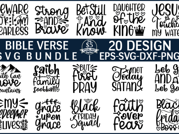 Bible verse svg bundle t shirt template