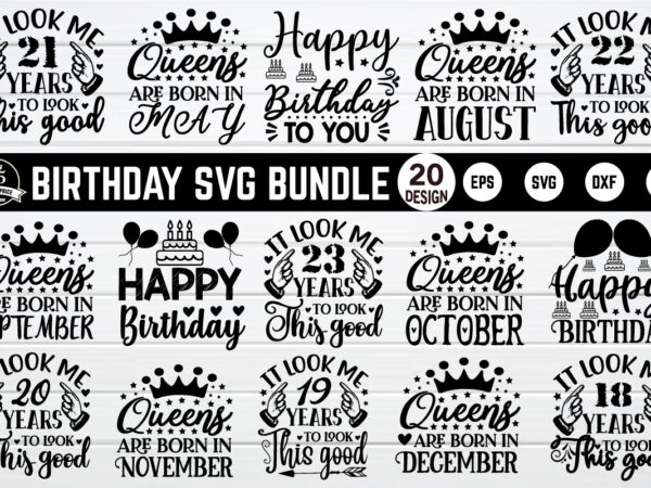Best selling Birthday Quotes t-shirt bundle - Buy t-shirt designs