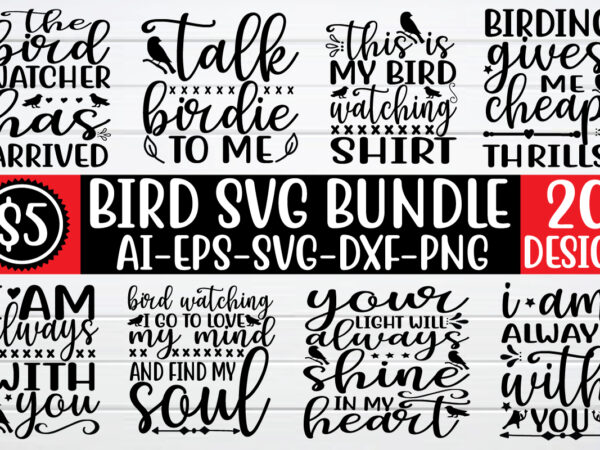 Bird svg design bundle