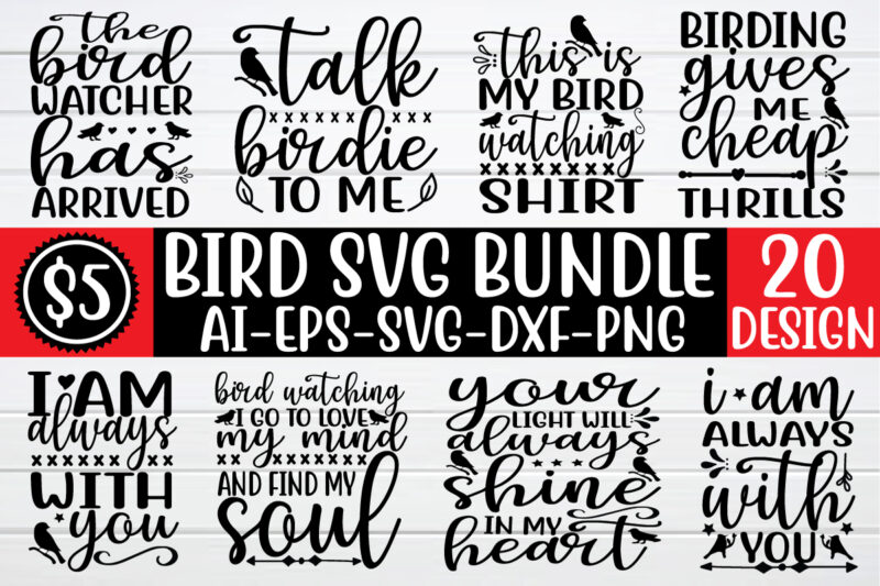 Bird svg Design Bundle