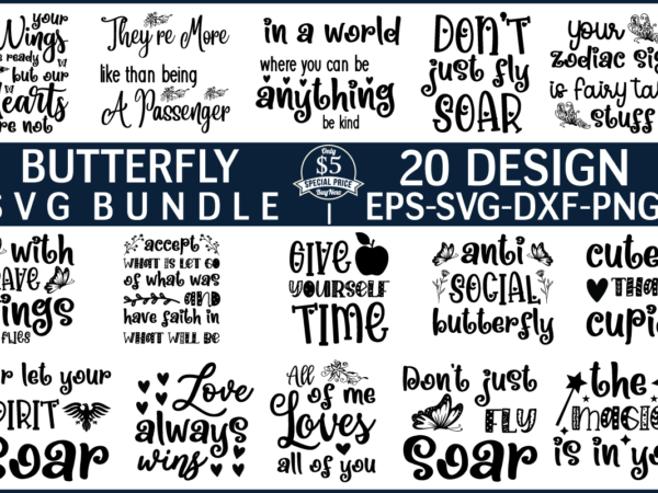 Butterfly svg bundle graphic t shirt