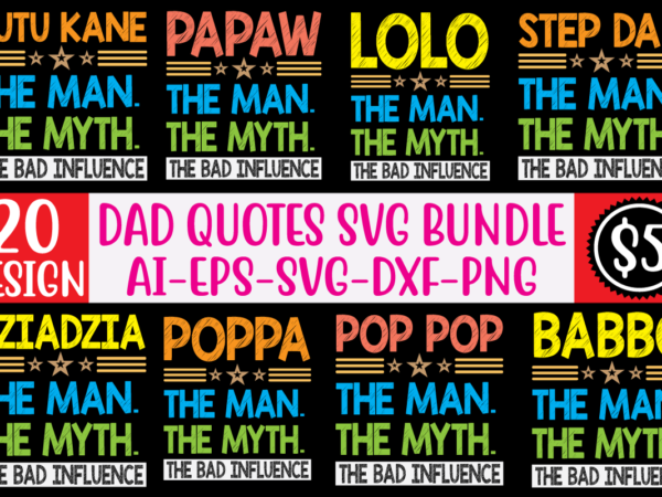 Best selling dad quotes t-shirt bundle