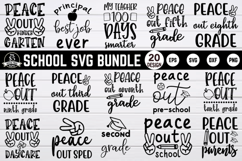 school svg bundle graphic t shirt for sale!