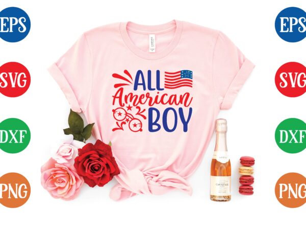 All american boy svg tshirt