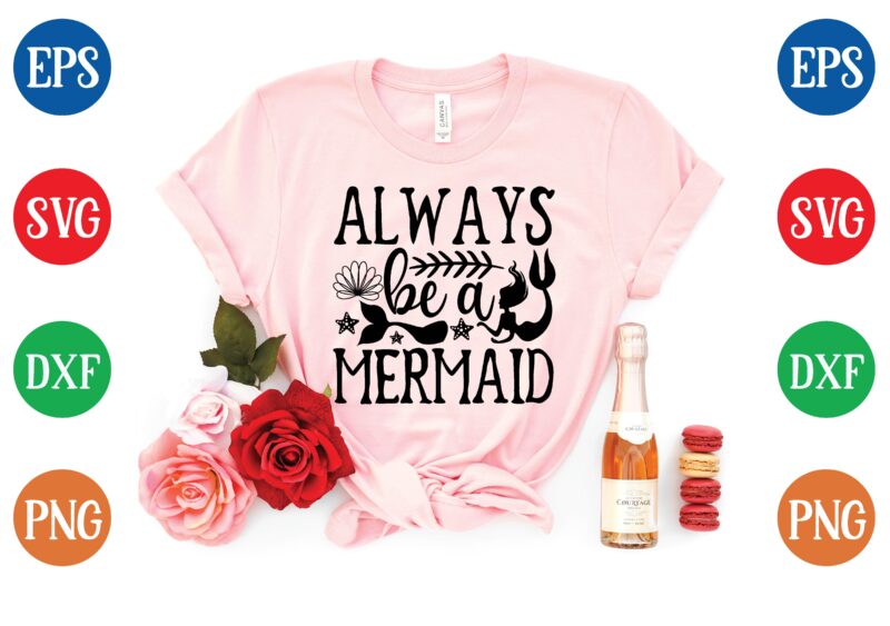 Mermaid svg bundle graphic t shirt