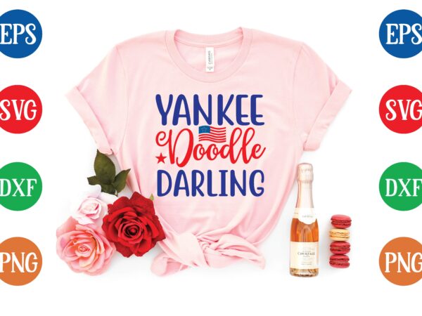 Yankee doodle darling svg tshirt