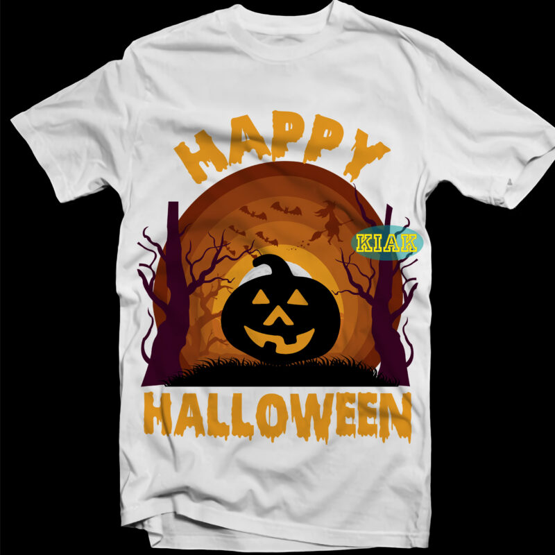 Halloween Svg, Pumpkin Svg, Witch Svg, Happy Halloween vector, Halloween Png, Halloween t shirt design