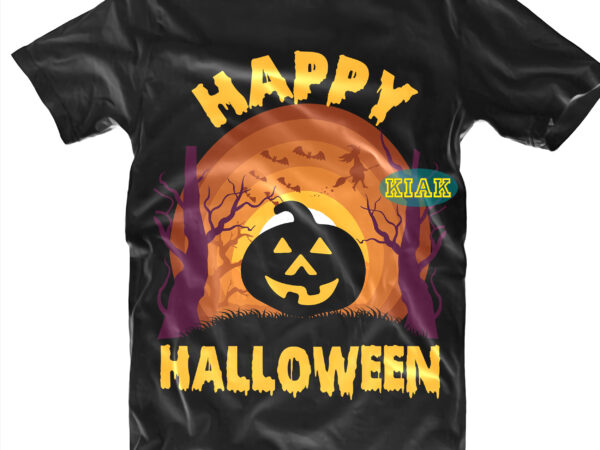 Halloween svg, pumpkin svg, witch svg, happy halloween vector, halloween png, halloween t shirt design