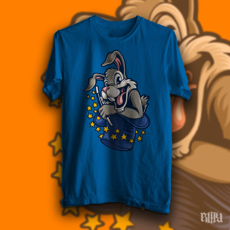 Magic Bunny t-shirt design