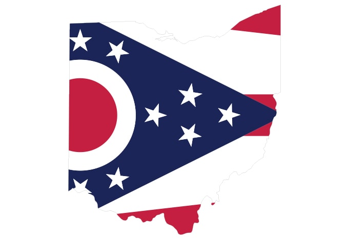 Ohio Flag Map - Buy t-shirt designs