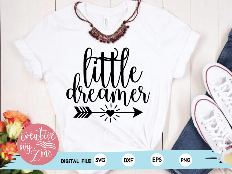 little dreamer svg cut file