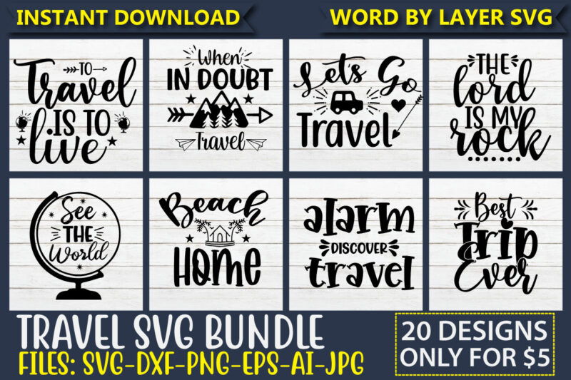 Travel SVG Bundle