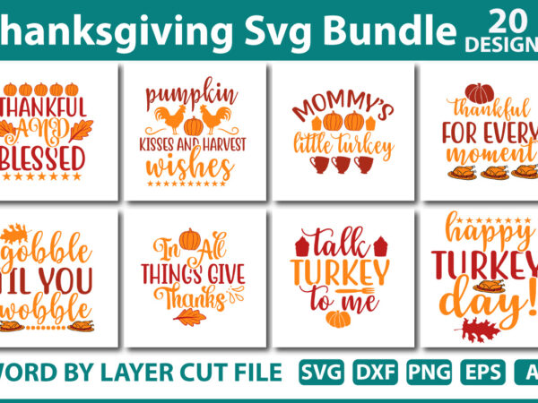 Thanksgiving svg bundle t shirt designs for sale