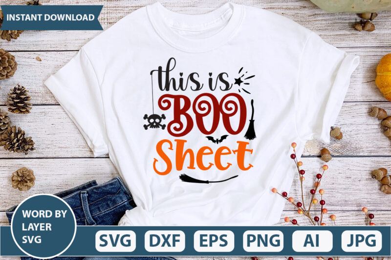 This is Boo sheet SVG Vector for t-shirt