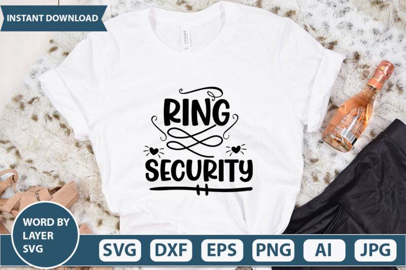 RING SECURITY SVG Vector for t-shirt