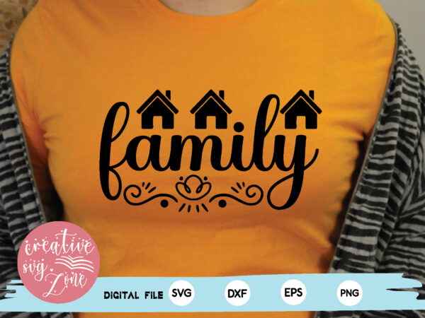 Family t shirt graphic design