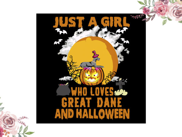 Halloween gift for great dane lovers diy crafts svg files for cricut, silhouette sublimation files graphic t shirt