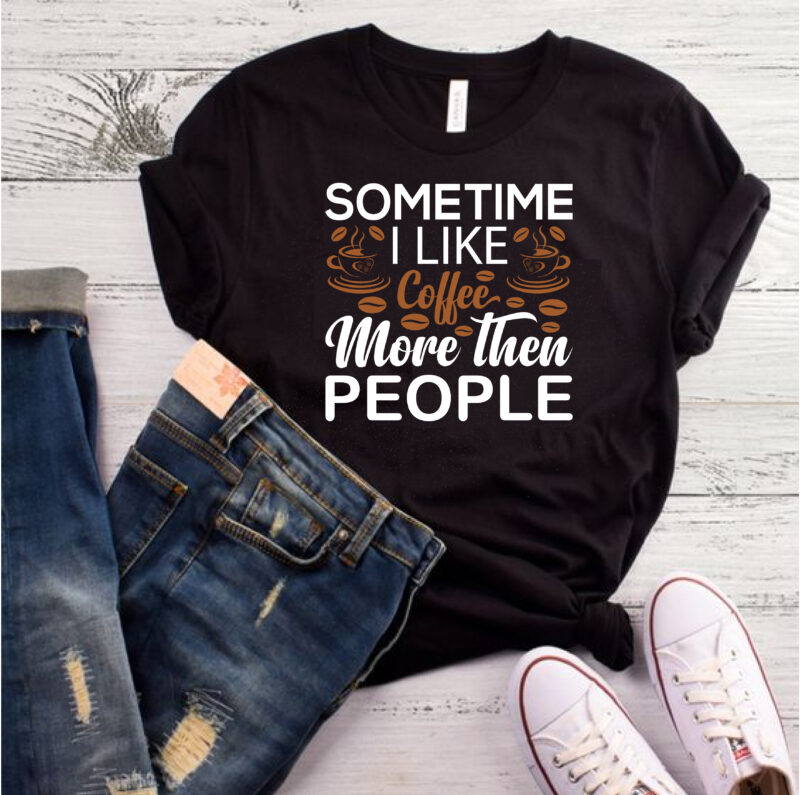 15 best selling coffee t-shirt designs bundle for commercial use.