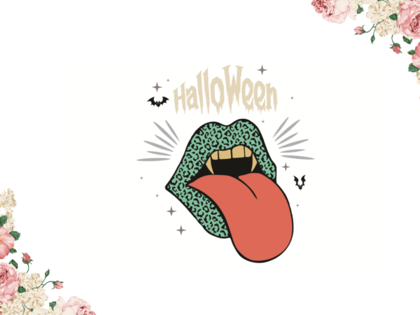 Vampires mouth halloween diy crafts svg files for cricut, silhouette sublimation files t shirt vector art