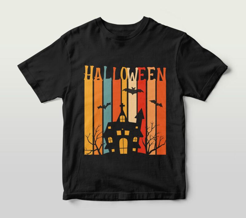 12 Premium and Best selling Halloween-shirt Design Bundle