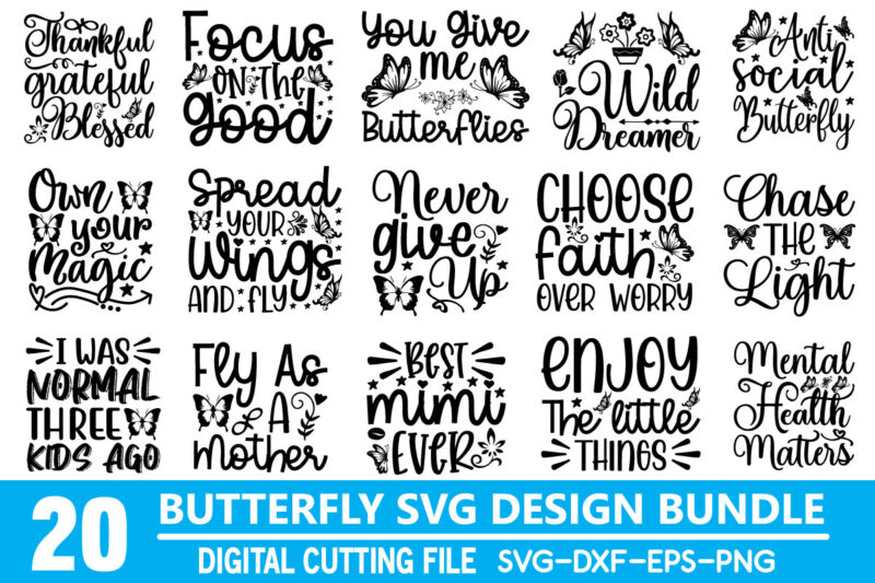 Butterfly svg bundle graphic t shirt