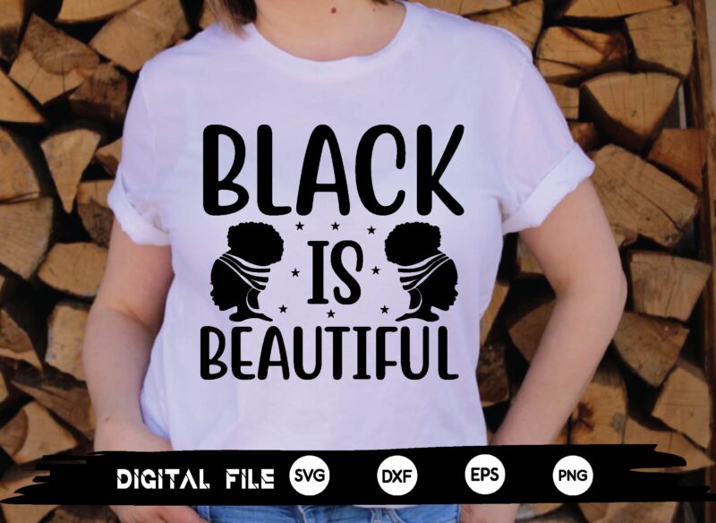 black is beautiful svg