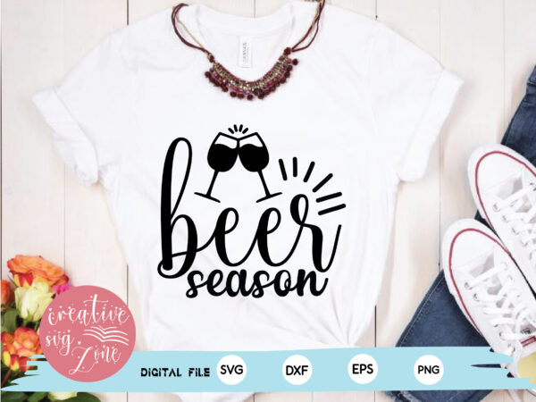 Beer season t shirt template