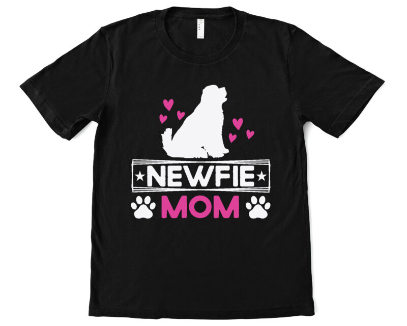 newfie mom t shirt design