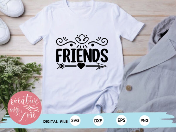 Friends t shirt graphic design