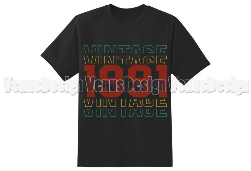 Vintage 1991 Birthday Editable Tshirt Design