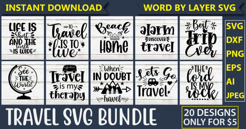 Travel SVG Bundle