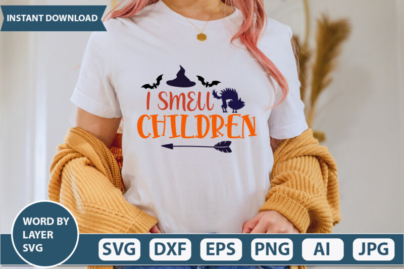 I Smell Children SVG Vector for t-shirt