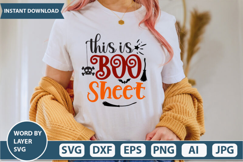 This is Boo sheet SVG Vector for t-shirt