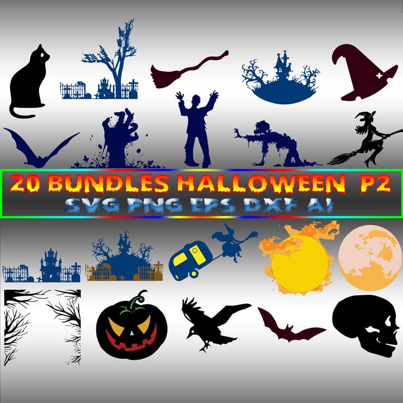 Halloween t shirt design, 20 Bundles t shirt designs Halloween Part 2 ...