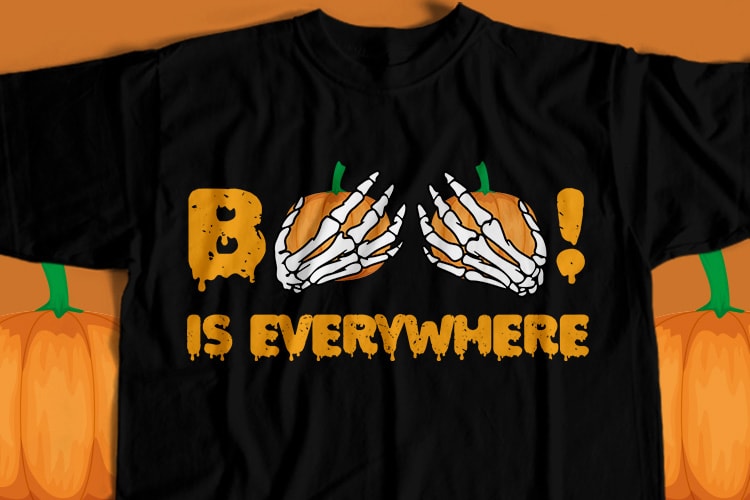 Boo Is Everywhere T-Shirt Design