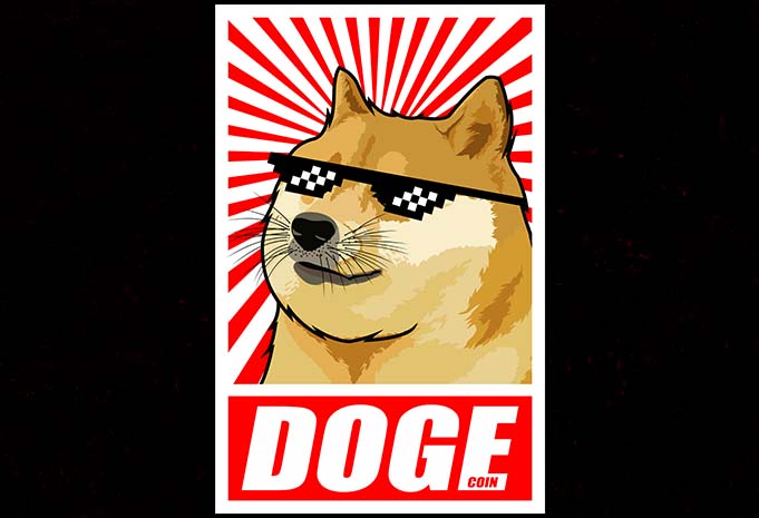 dogecoin - Buy t-shirt designs