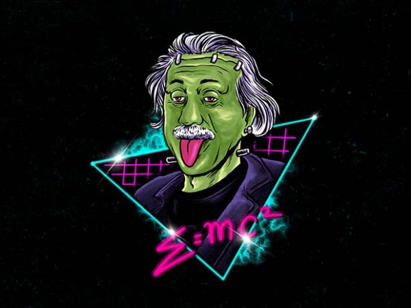 Frank-einstein t shirt graphic design